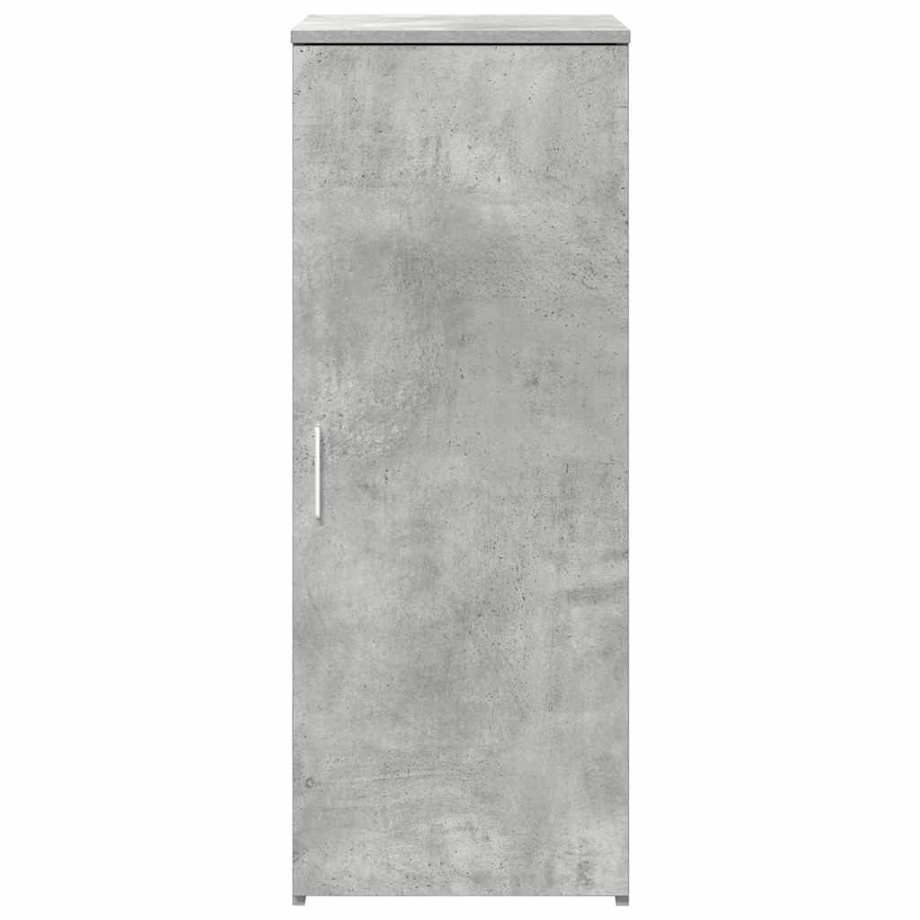 storage cabinet concrete grey engineered wood