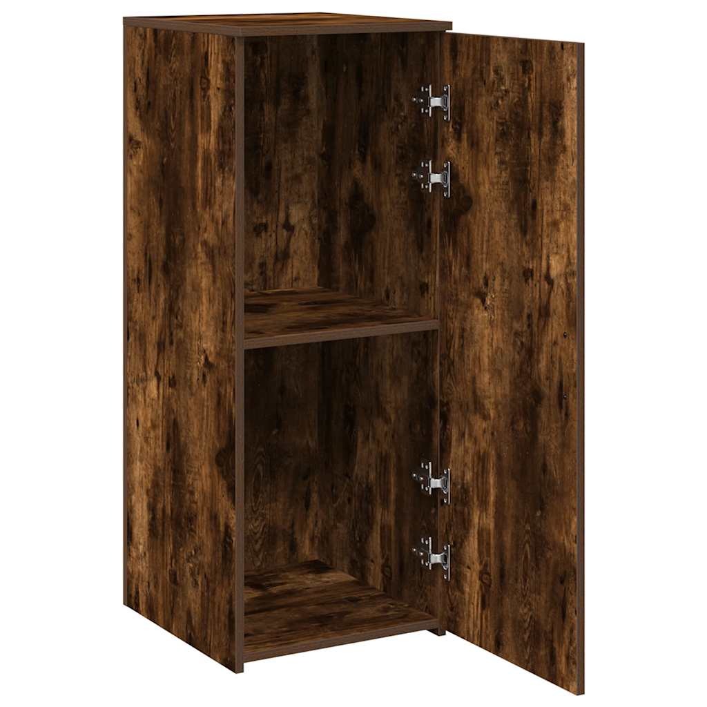 storage cabinet smoked oak 40x45x103.5 cm engineered wood