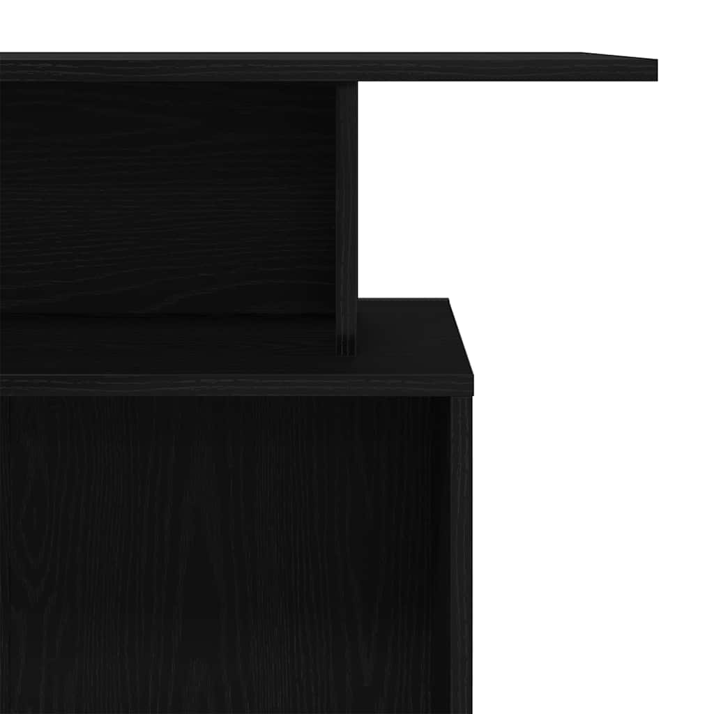 Registratūra Juoda 100x40x104 cm apdirbta mediena