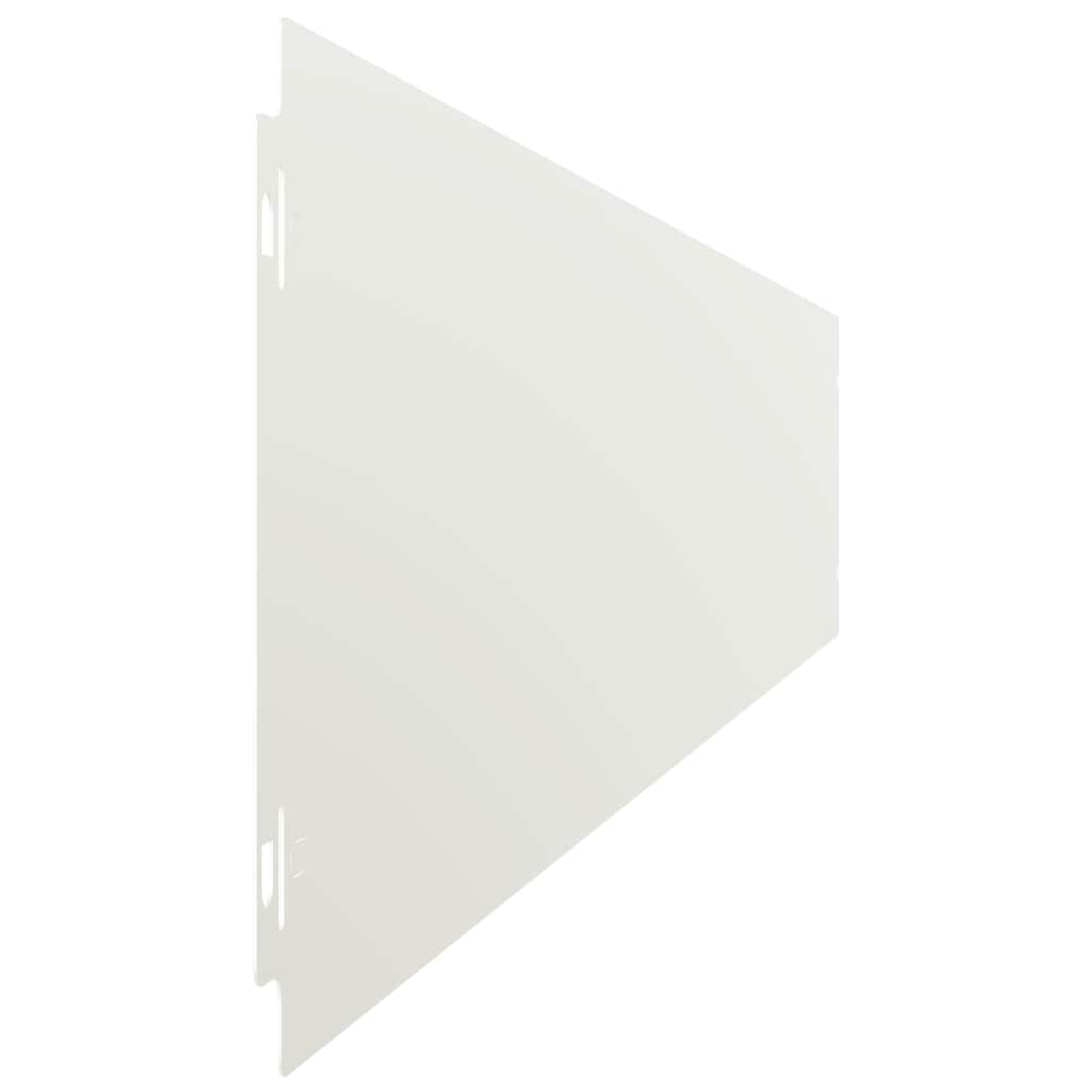 vejos apvadai 50 vnt balti 15x103 cm šaltai valcuotas plienas