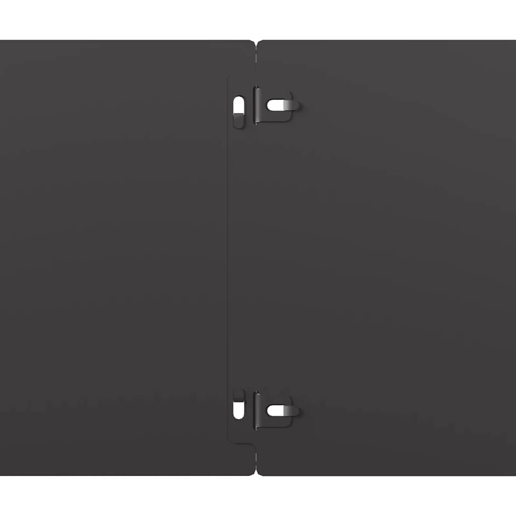 vejos apvadai 10 vnt Juoda 20x103 cm Šaltai valcuotas plienas
