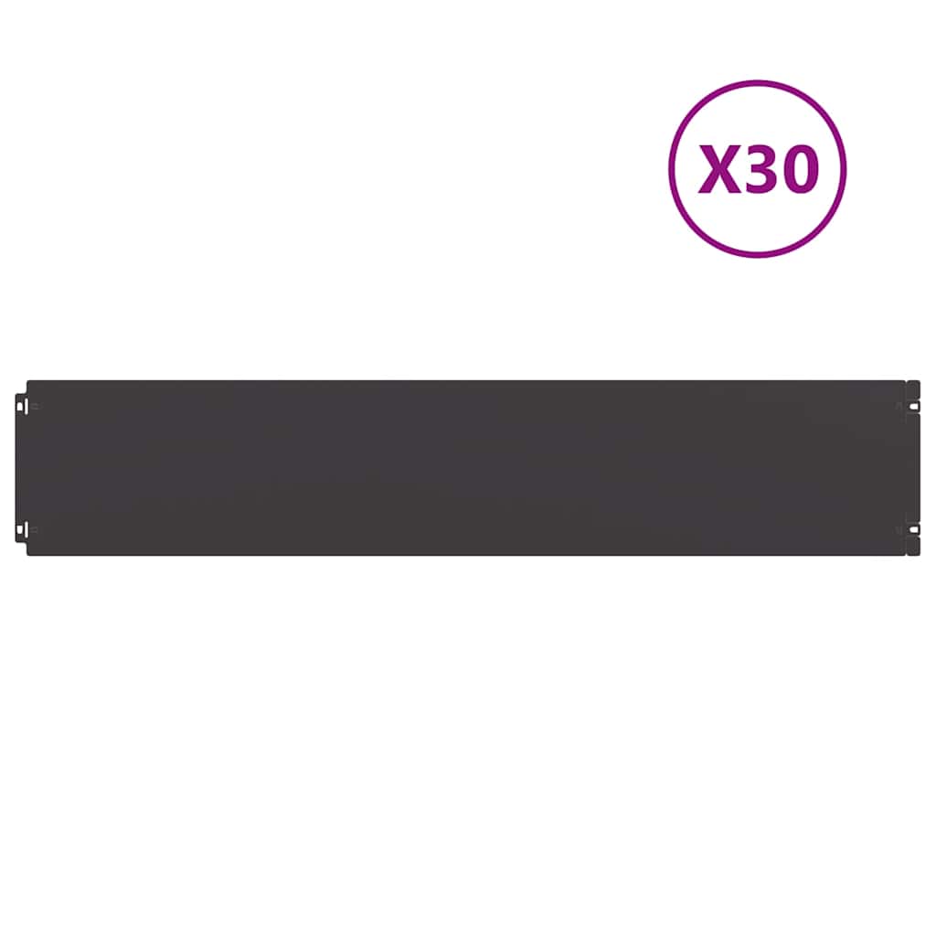 vejos apvadai 30 vnt Juoda 20x103 cm Šaltai valcuotas plienas