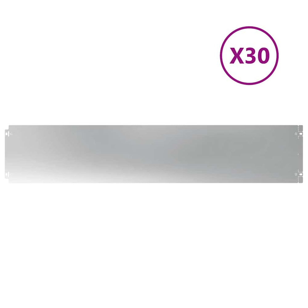 Vejos apvadai 30 vnt 20x103 cm Cinkuotas plienas