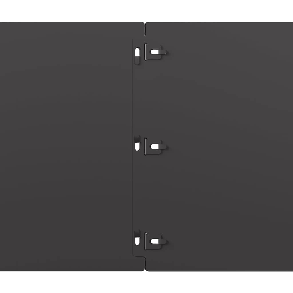 vejos apvadai 10 vnt Juoda 25x103 cm Šaltai valcuotas plienas