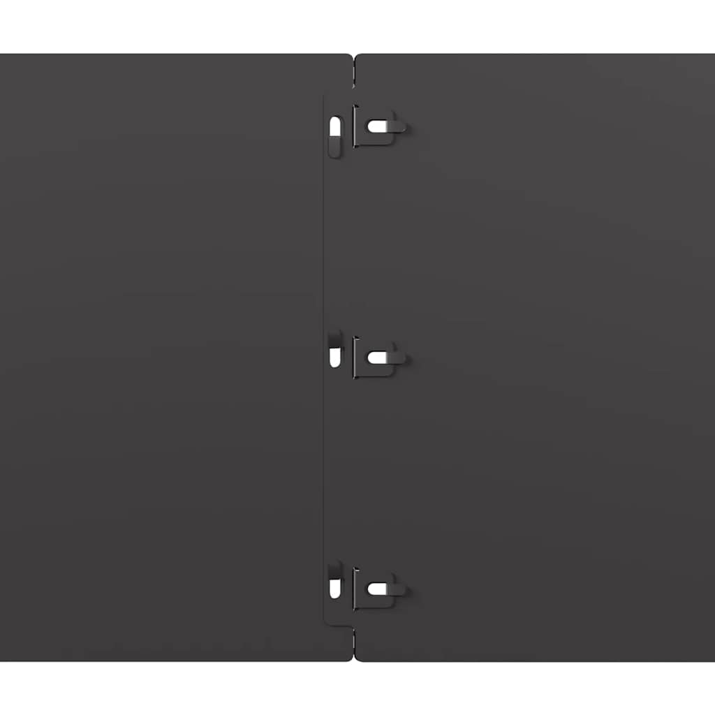vejos apvadai 10 vnt Juoda 25x103 cm Šaltai valcuotas plienas