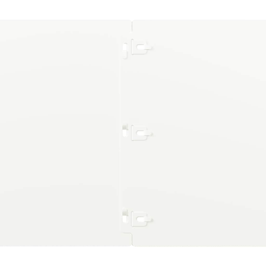 vejos apvadai 10 vnt balti 25x103 cm šaltai valcuotas plienas