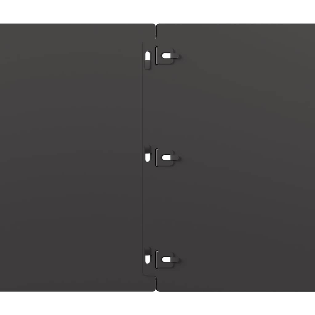 vejos apvadai 20 vnt Juoda 25x103 cm Šaltai valcuotas plienas