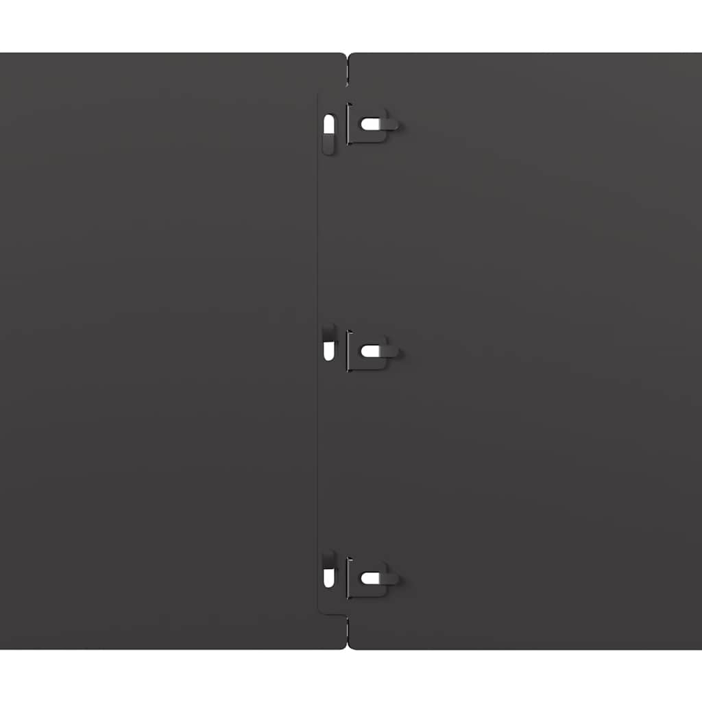 vejos apvadai 20 vnt Juoda 25x103 cm Šaltai valcuotas plienas