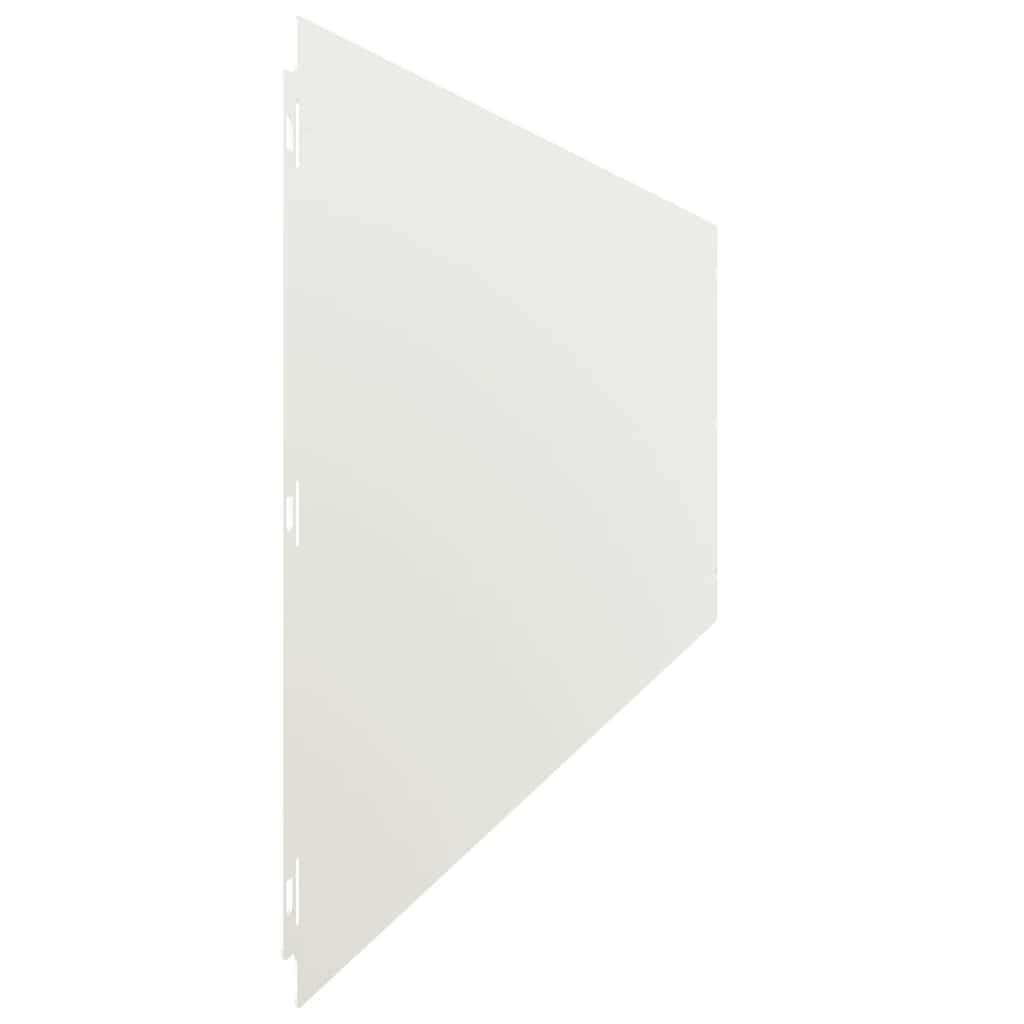 vejos apvadai 20 vnt balti 25x103 cm šaltai valcuotas plienas