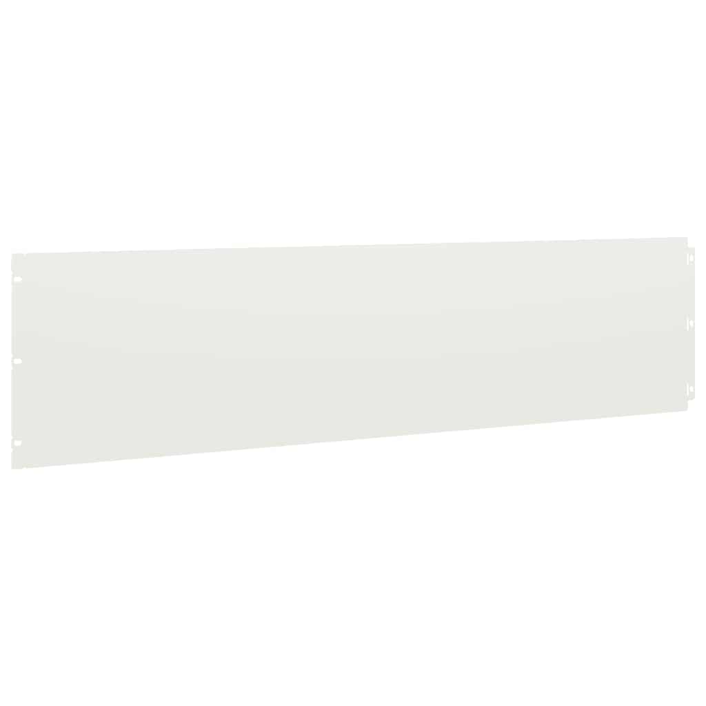 zāliena apmales 20 gab. baltas 25x103 cm auksti velmēts tērauds