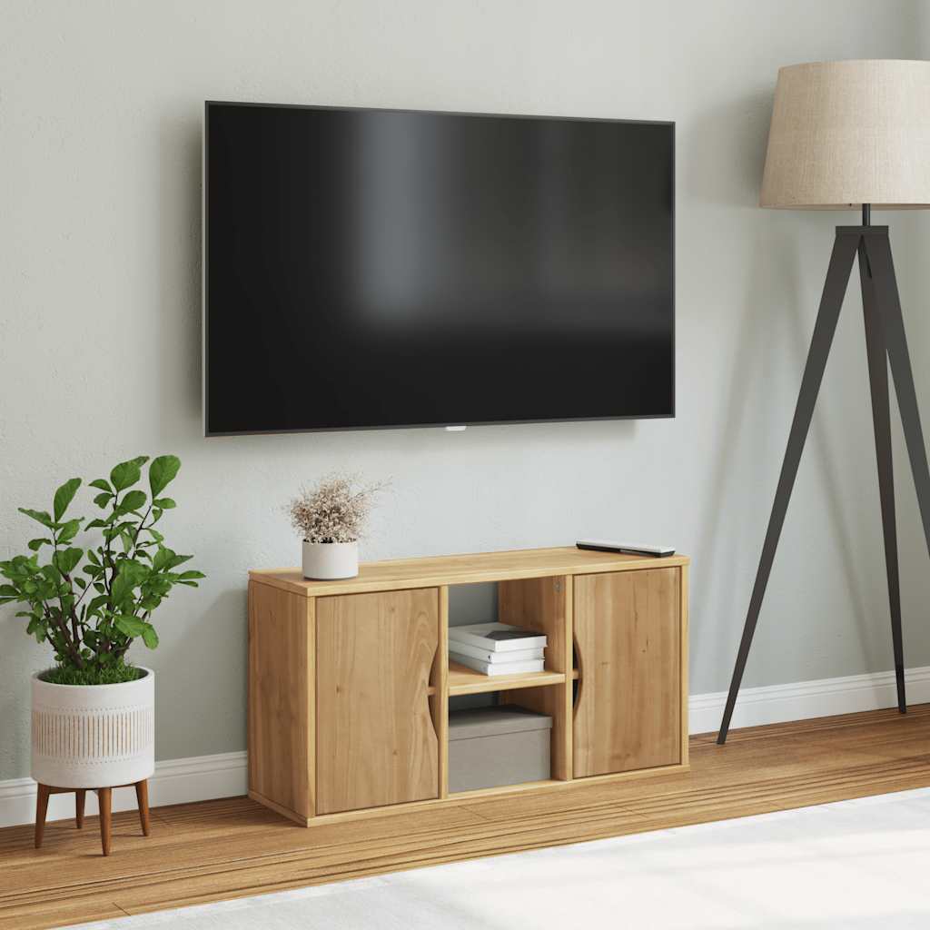 TV spintelė, ODDA, 79x24x40 cm, pušies masyvas