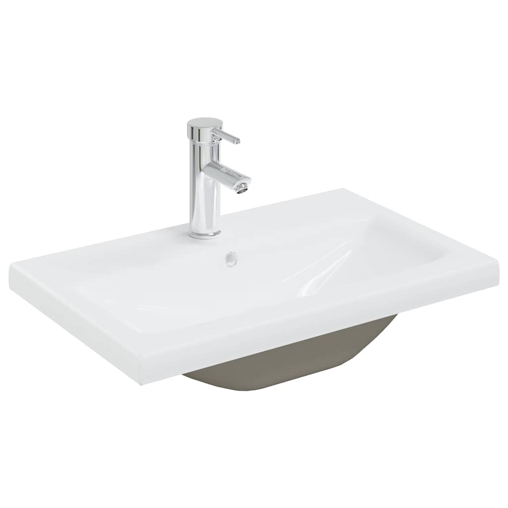 Vonios baldų komplektas, 2 dalių, betono pilkas, mediena
