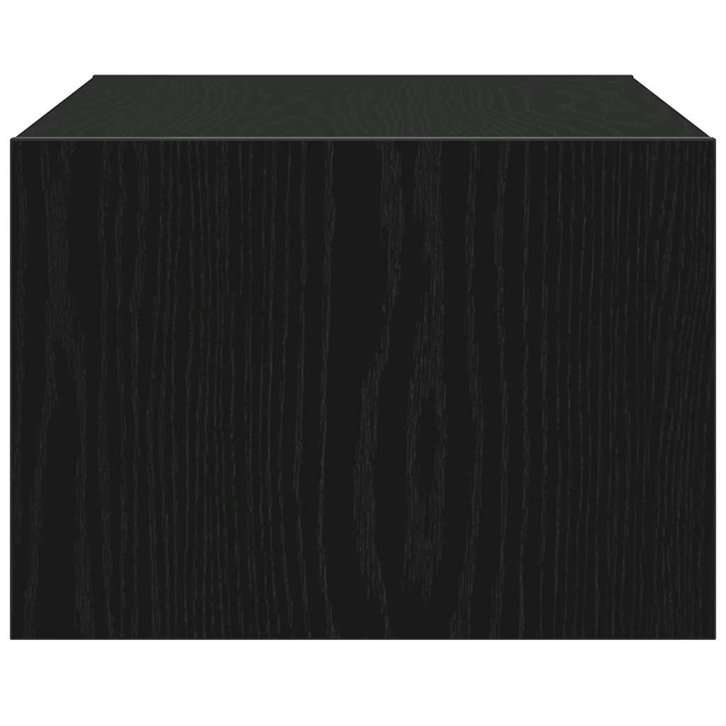 Televizoriaus spintelė su LED apšvietimu, 75x35,5x25 cm