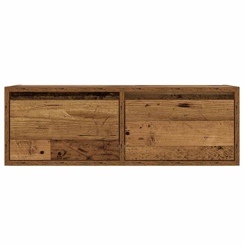 Televizora skapītis ar LED, koka, 75x35,5x25 cm