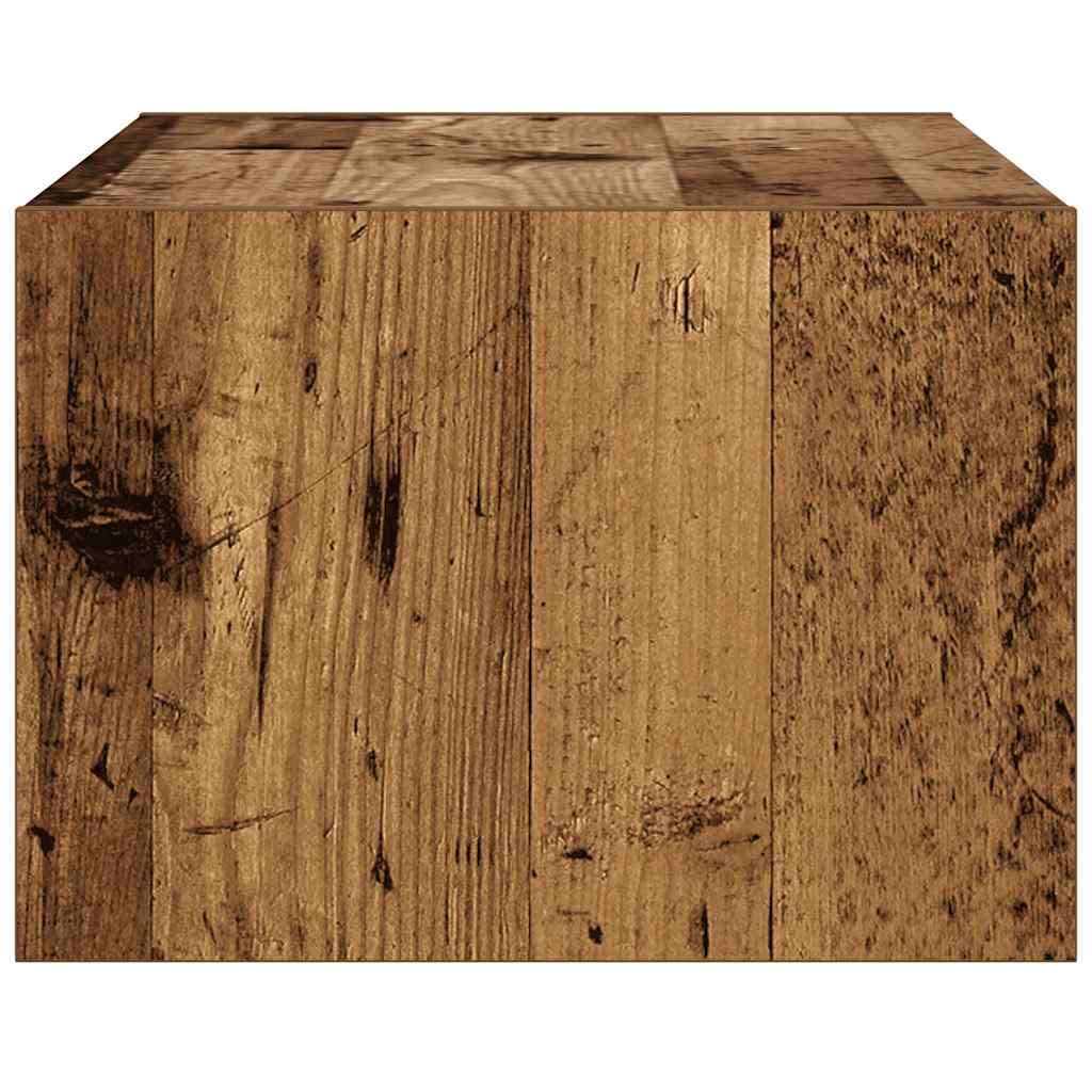 Televizora skapītis ar LED, koka, 75x35,5x25 cm