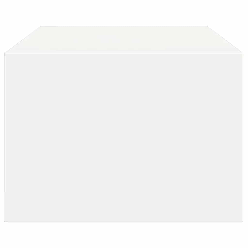 LED TV cabinet, white, 100x35.5x25 cm