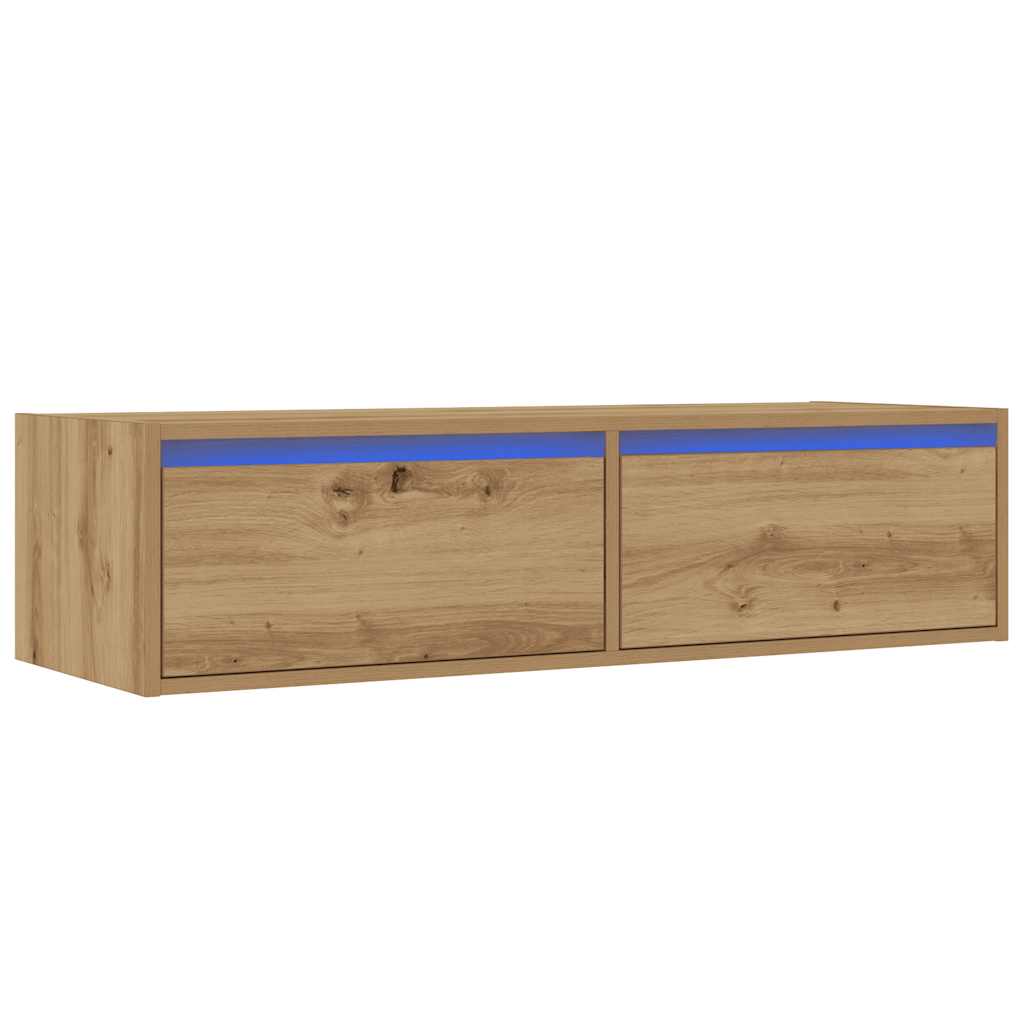 Televizoriaus spintelė su LED, artisano, 100X35,5x25 cm