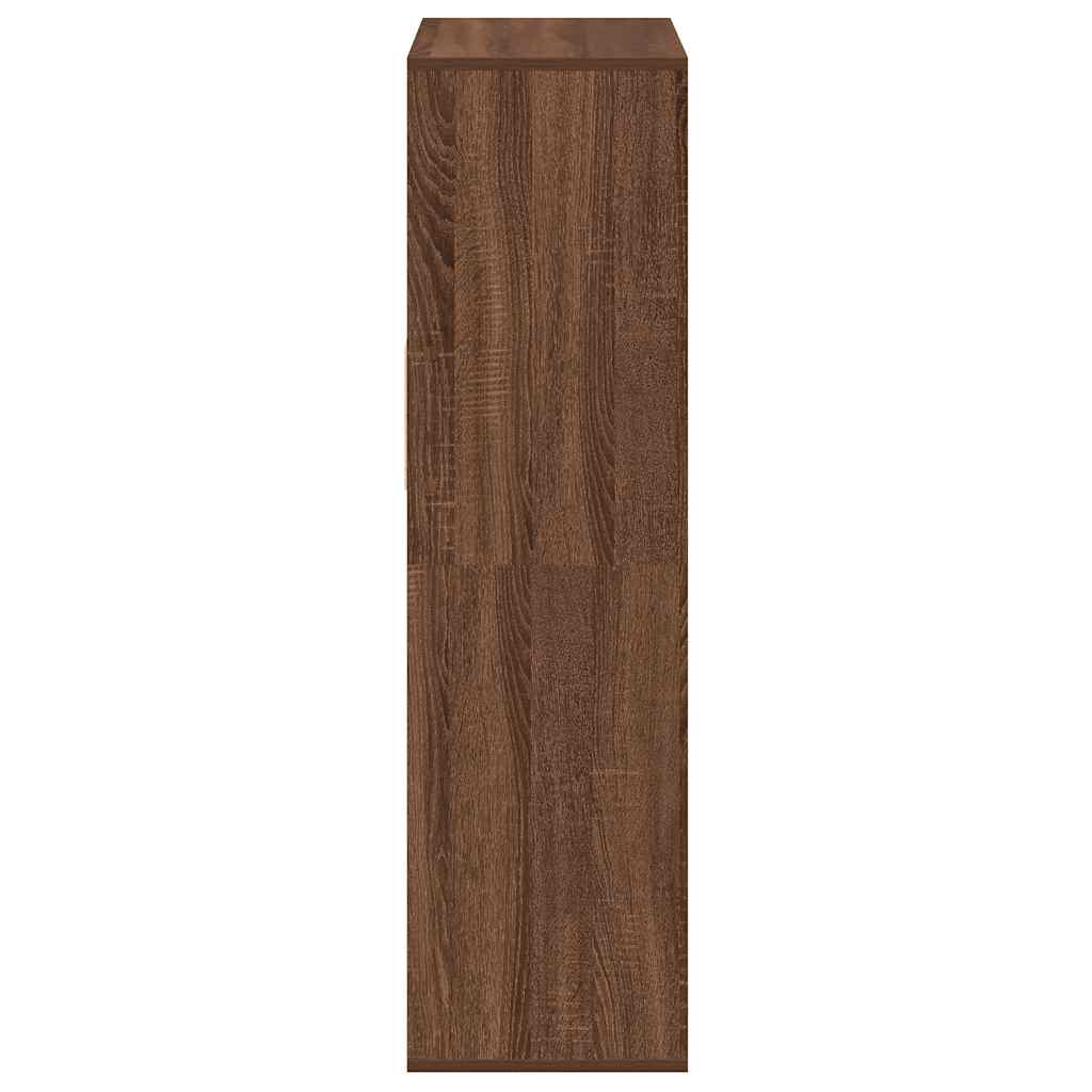 Bookcase, brown oak, 66x31x112 cm, wood