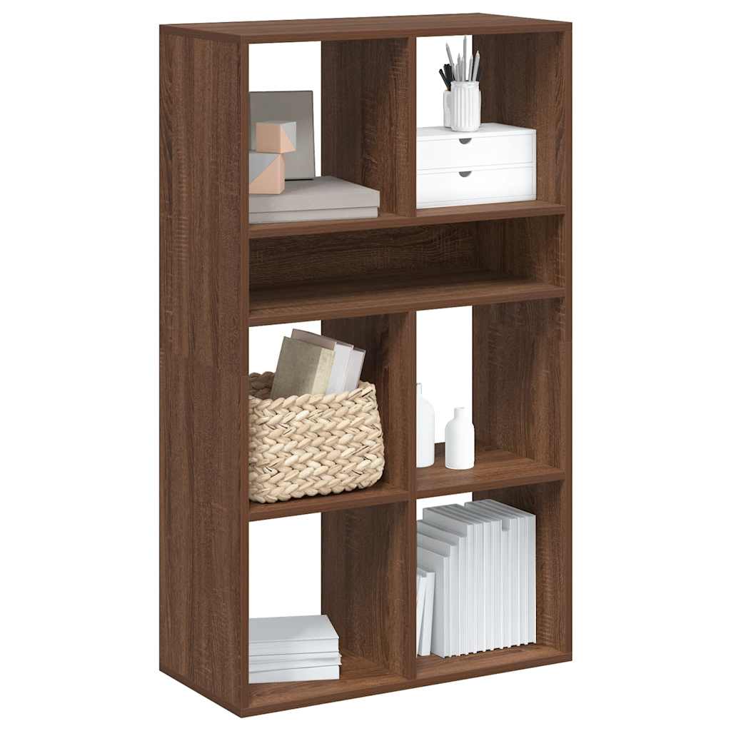 Bookcase, brown oak, 66x31x112 cm, wood