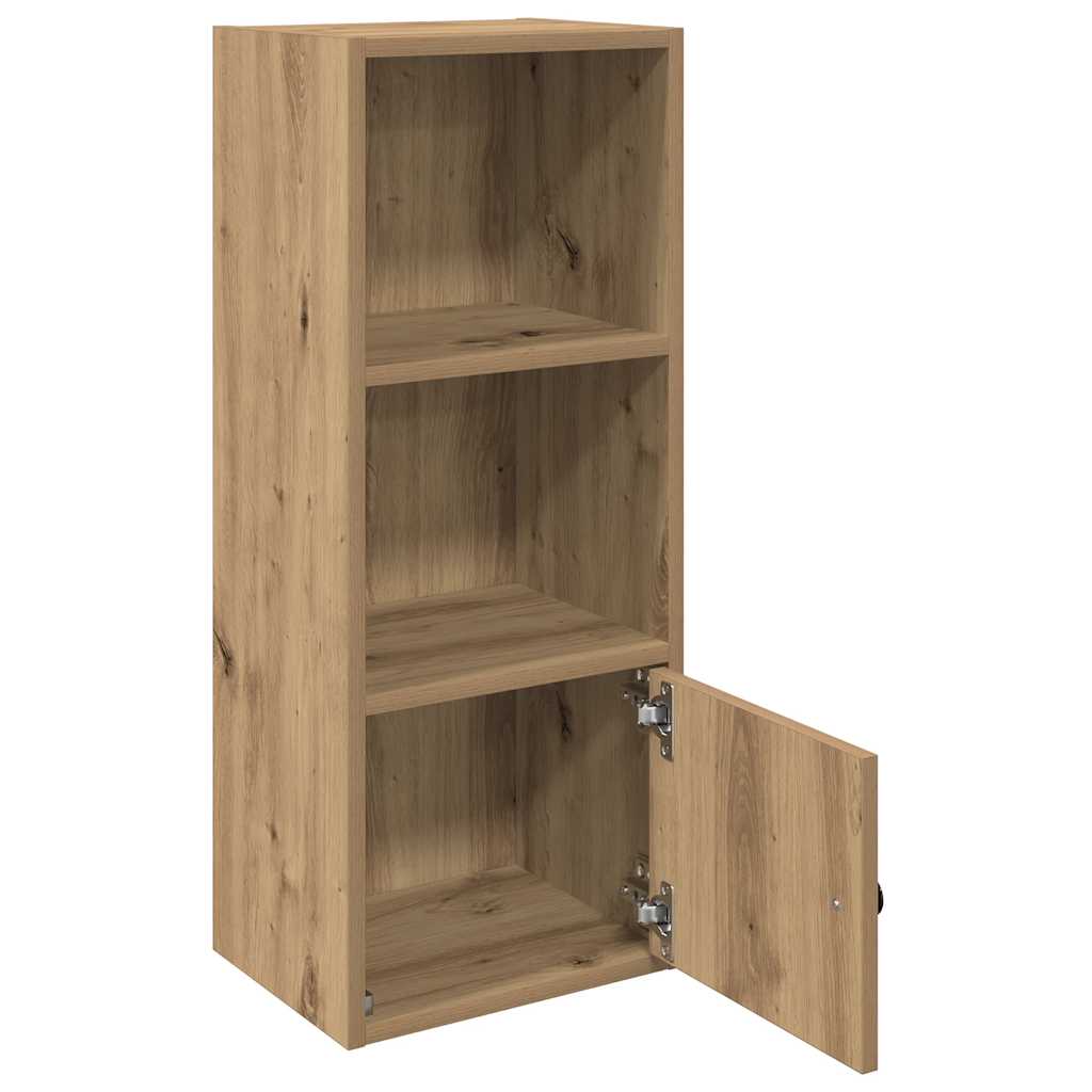 Bookcase, artisan oak, 31x24x77cm, engineered wood
