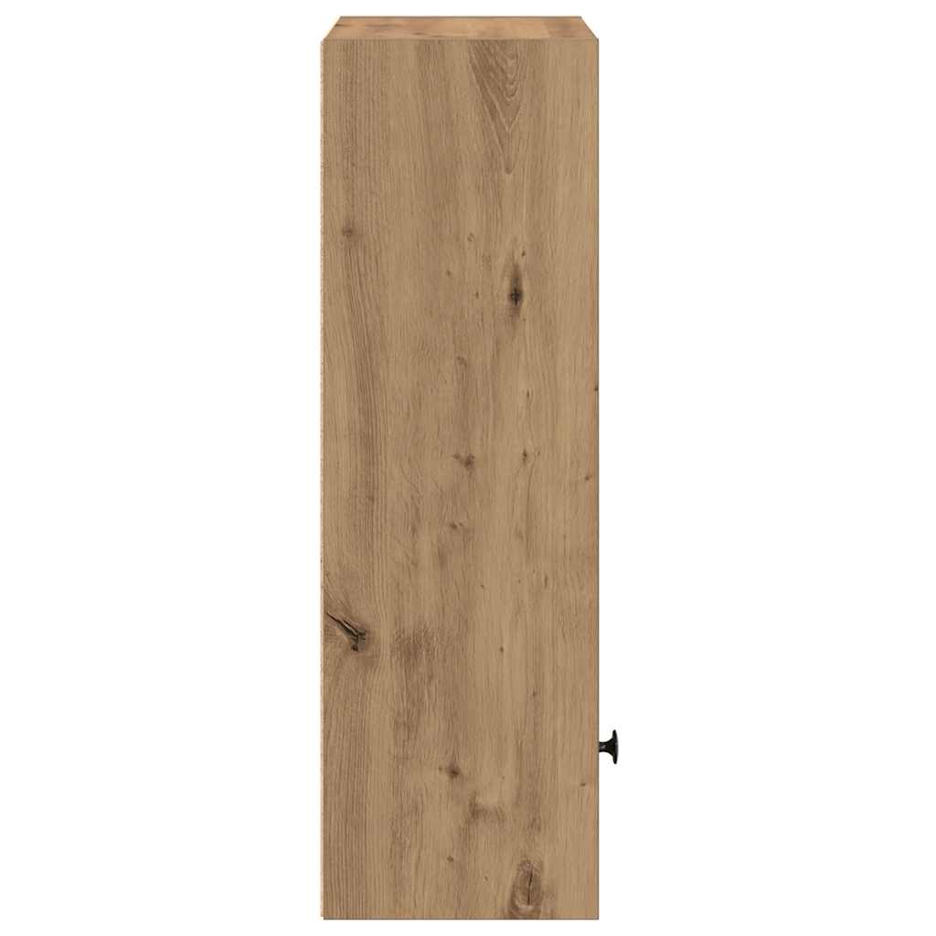 Bookcase, artisan oak, 31x24x77cm, engineered wood
