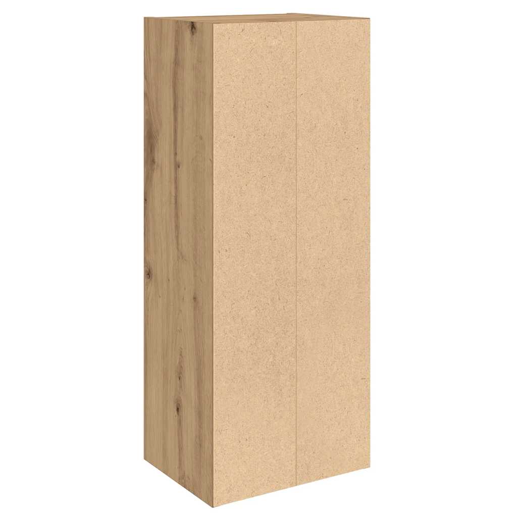 Bookcase, artisan oak, 31x24x77cm, engineered wood