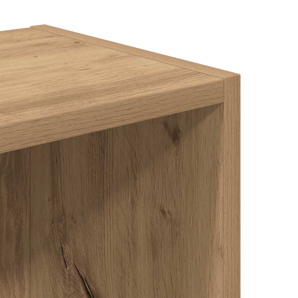 Bookcase, artisan oak, 31x24x77cm, engineered wood