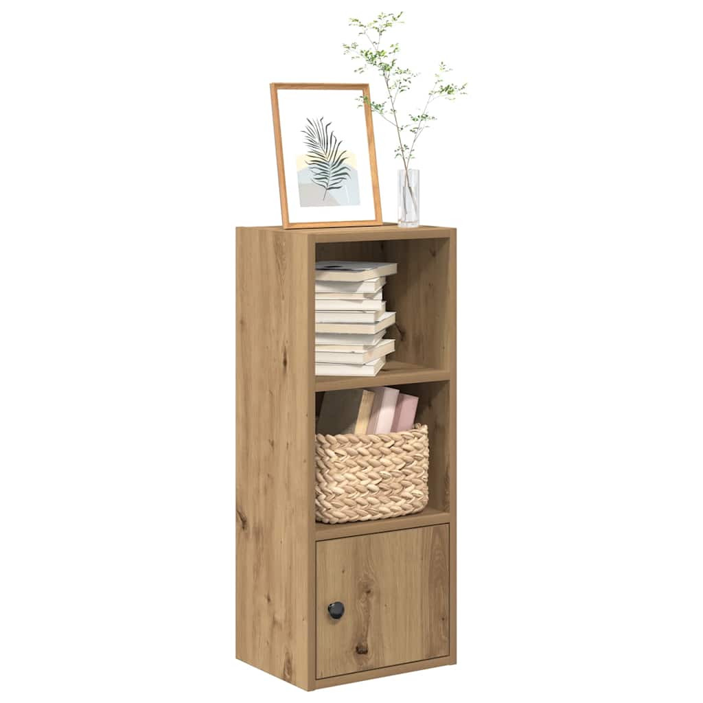 Bookcase, artisan oak, 31x24x77cm, engineered wood