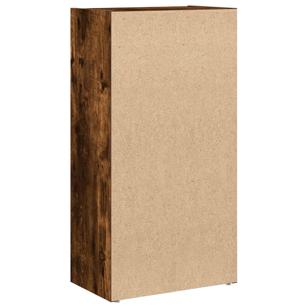 Bookcase, smoke oak, 40x24x77cm, engineered wood