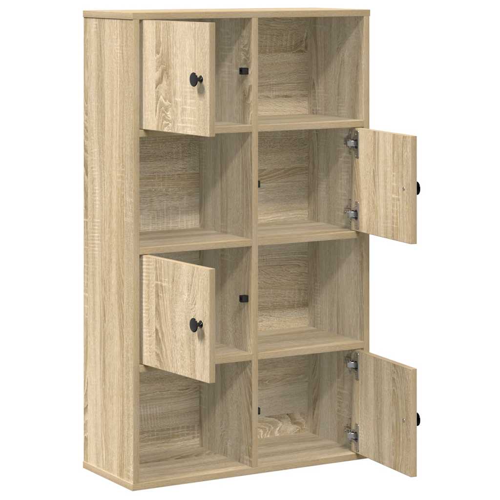 Grāmatu plaukts, Sonoma ozols, 60x24x101,5cm, apstrādāta koksne