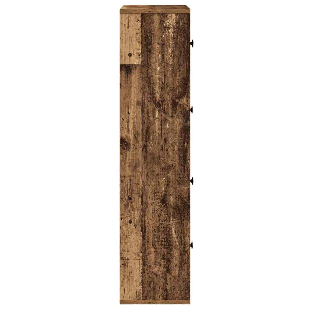 Grāmatu plaukts, koka, 60x24x101,5cm, apstrādāta koksne