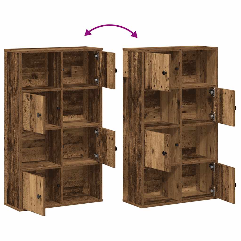 Grāmatu plaukts, koka, 60x24x101,5cm, apstrādāta koksne
