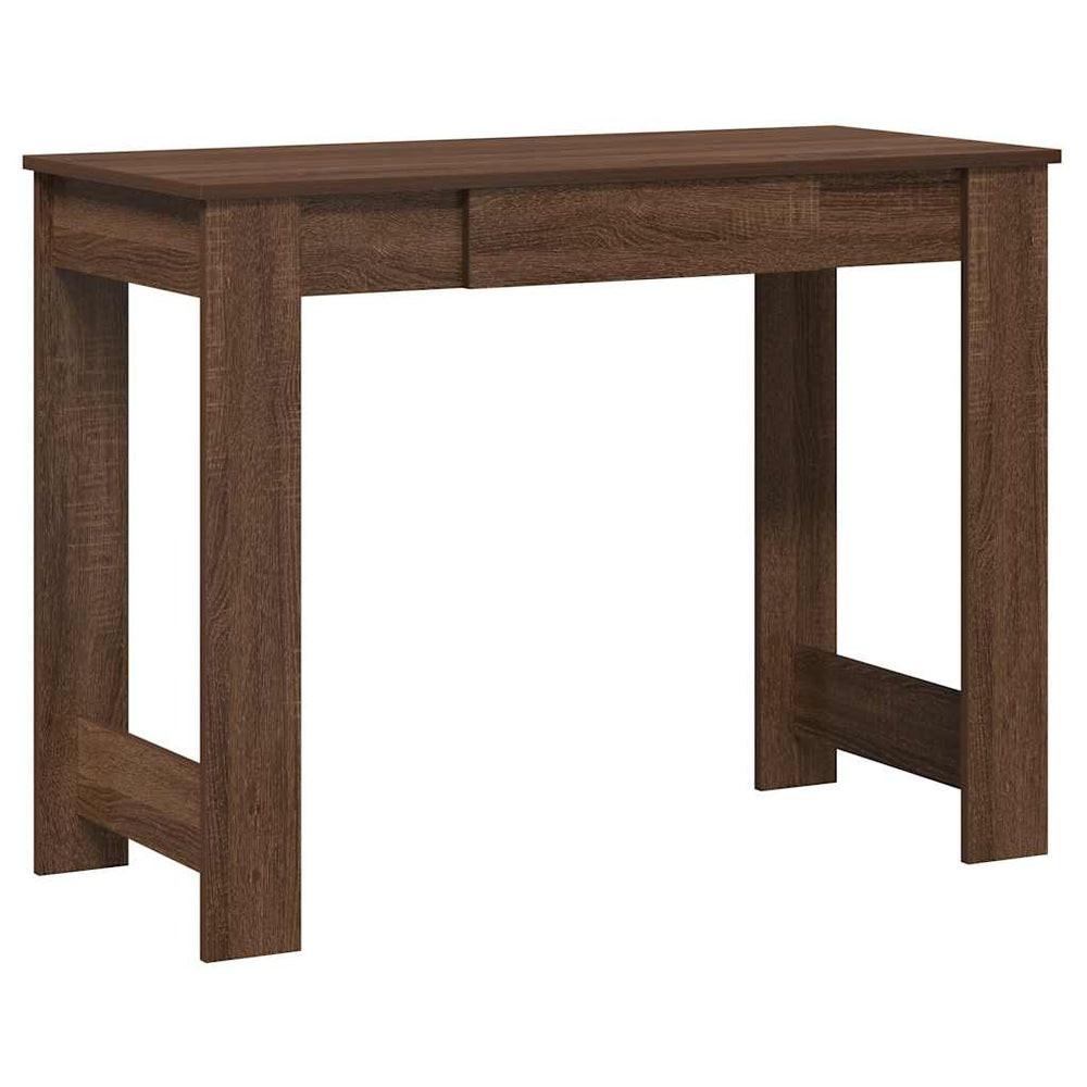Rašomasis stalas, rudas ąžuolo, 100x45x75cm, apdirbta mediena