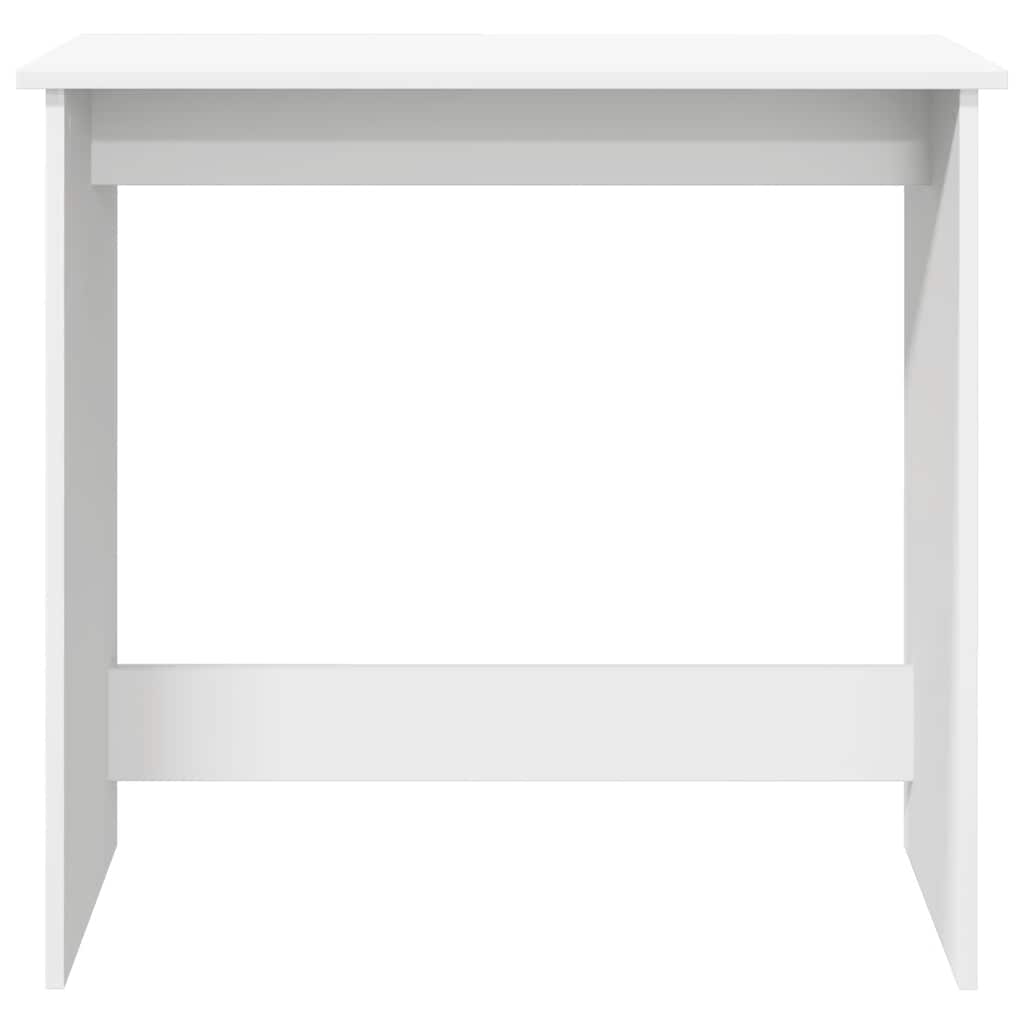 Desk, white, 80x40x75cm, particleboard