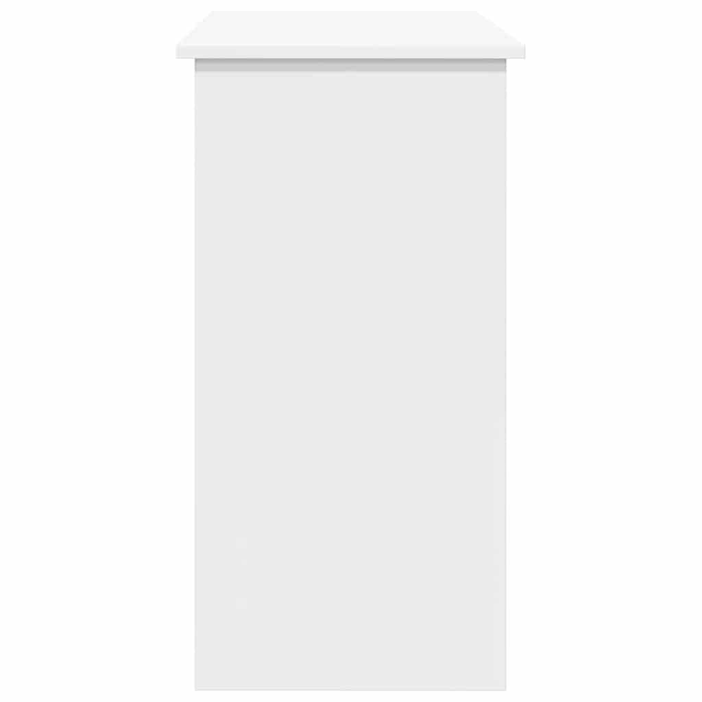 Desk, white, 80x40x75cm, particleboard