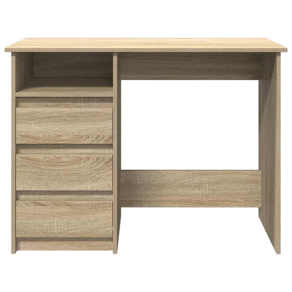 Desk, Sonoma oak, 102x50x75cm, engineered wood