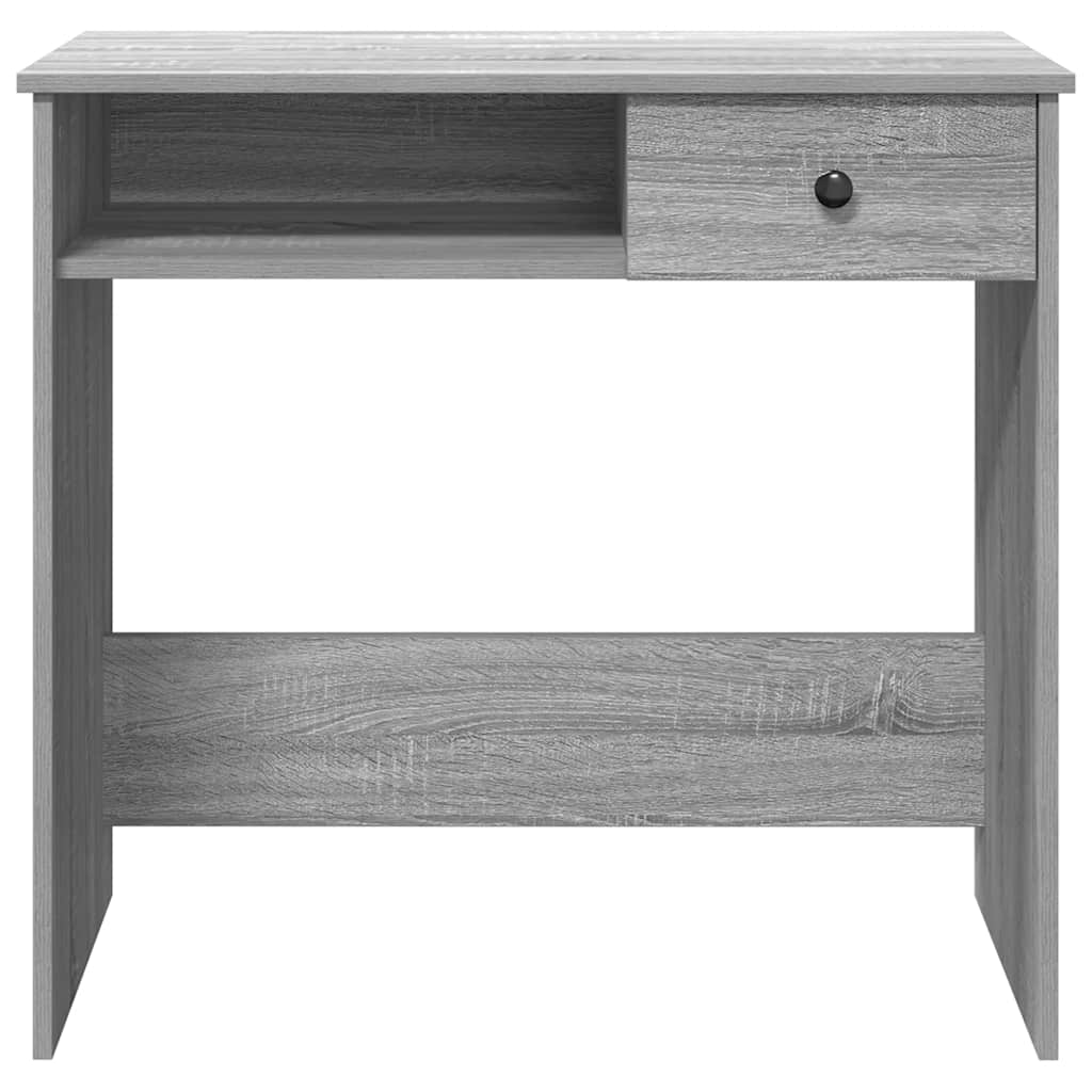 Desk, grey oak colour, 80x40x75cm, wood