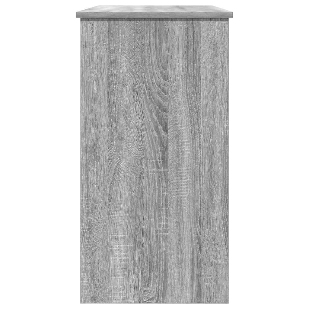 Desk, grey oak colour, 80x40x75cm, wood
