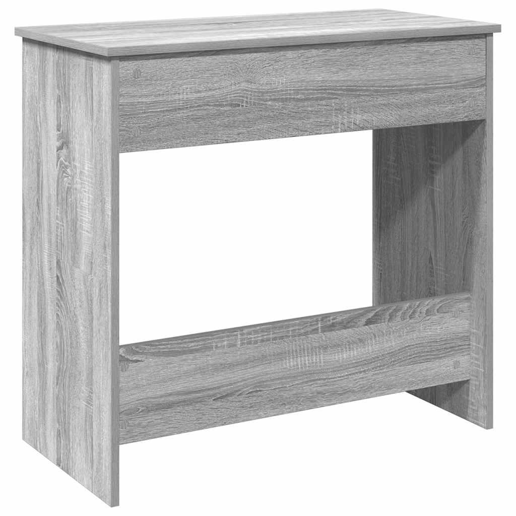 Desk, grey oak colour, 80x40x75cm, wood