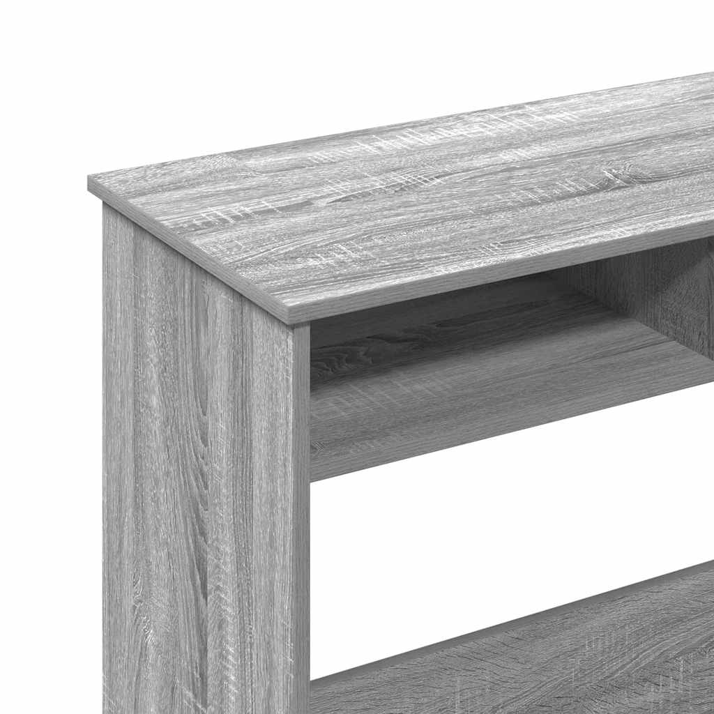 Desk, grey oak colour, 80x40x75cm, wood