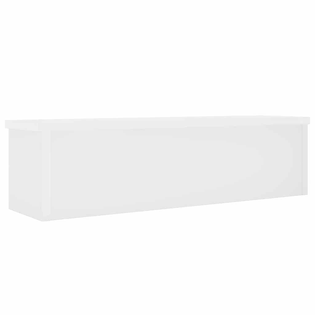 Virtuvės lentynos, sukraunamos, 2 vnt., baltas, 50x15x16cm