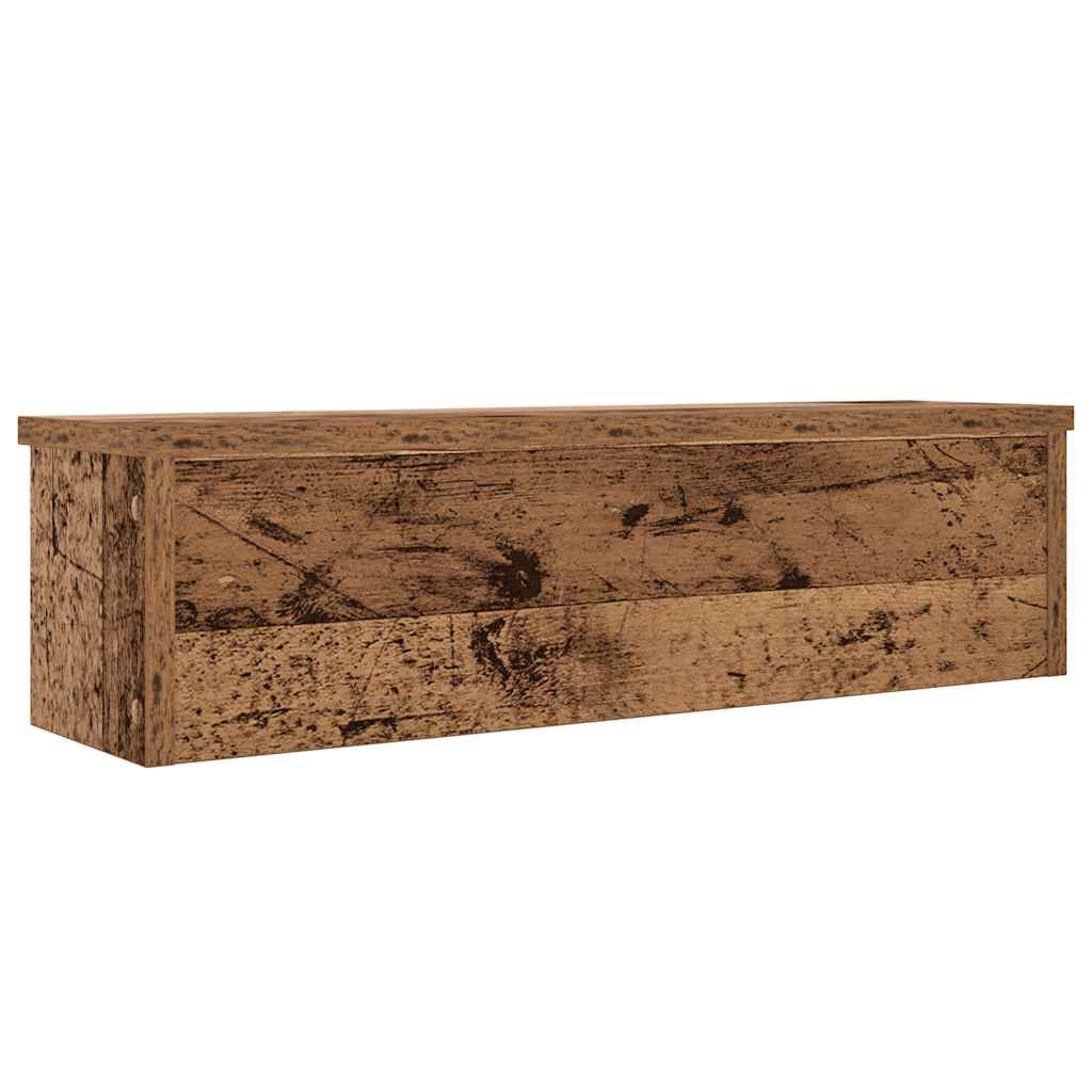 Virtuvės lentynos, sukraunamos, 2 vnt., medienos, 60x15x16cm