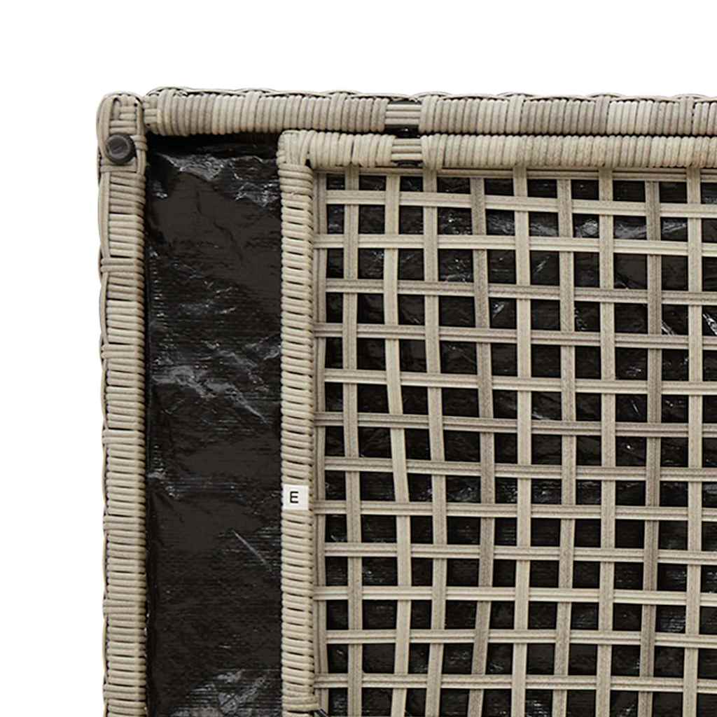lauko laikymo suolas su pagalvėle šviesiai pilka 100 cm