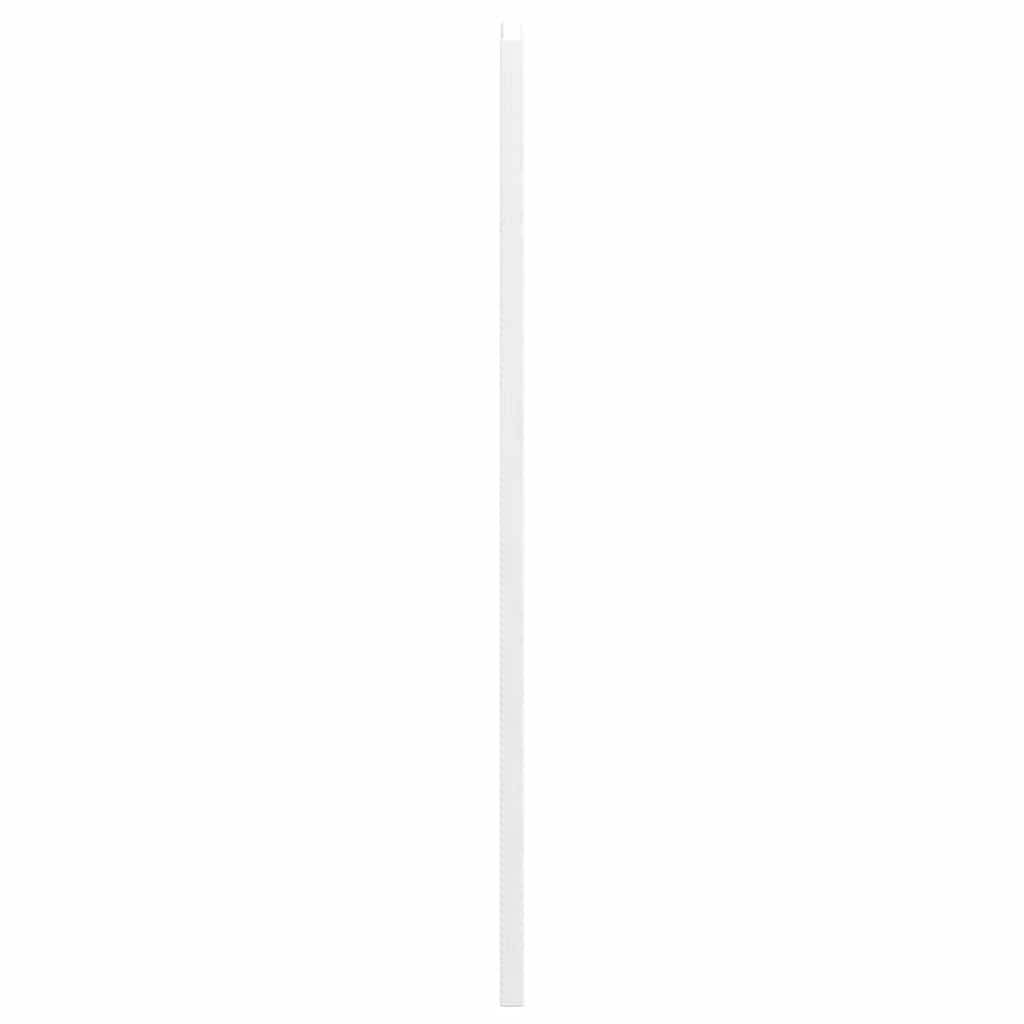 varstomos durys su žaliuzėmis Design 1-Pair White 90x80 cm