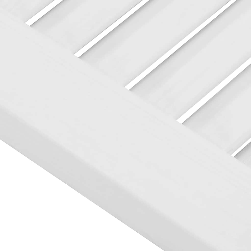 varstomos durys su žaliuzėmis Design 1-Pair White 90x80 cm