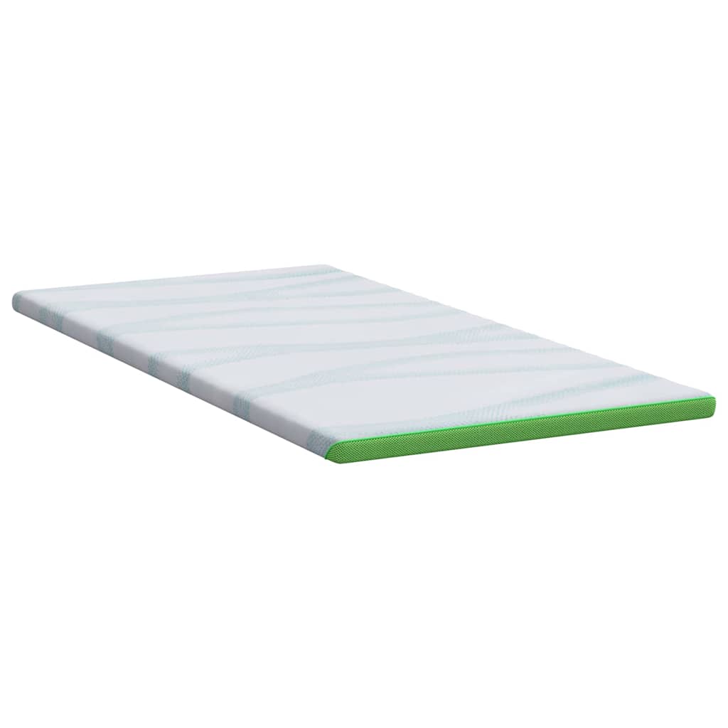 Mattress pads White and green 120 x 200 cm