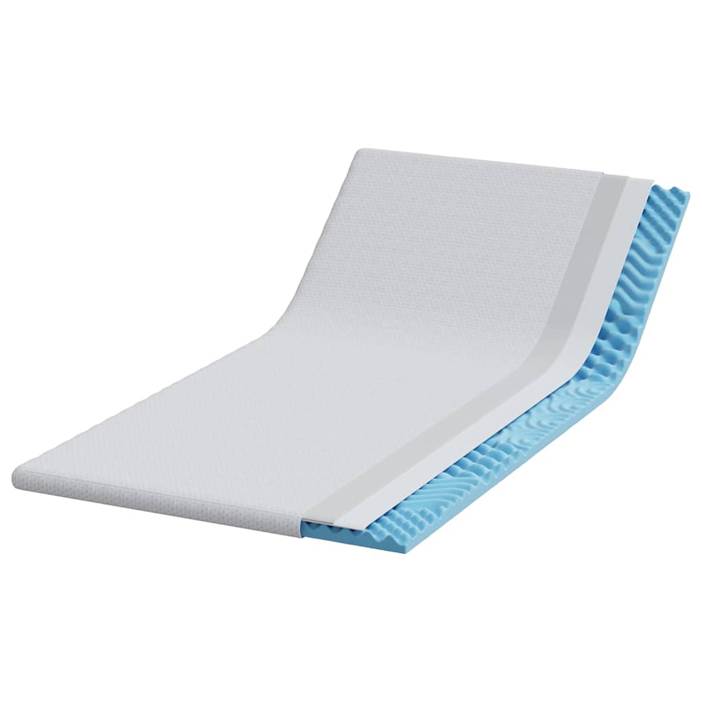 Mattress Toppers White 90 x 200 cm