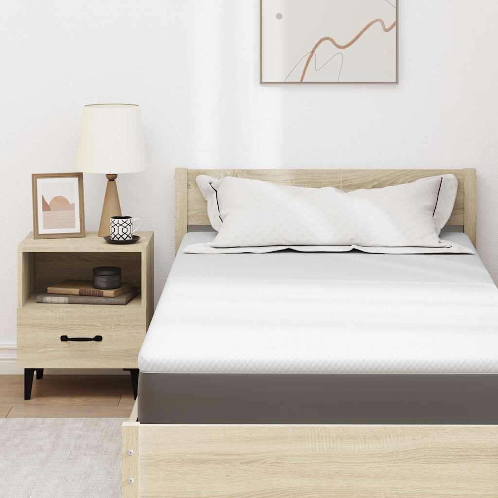 Mattress Toppers White 100 x 200 cm
