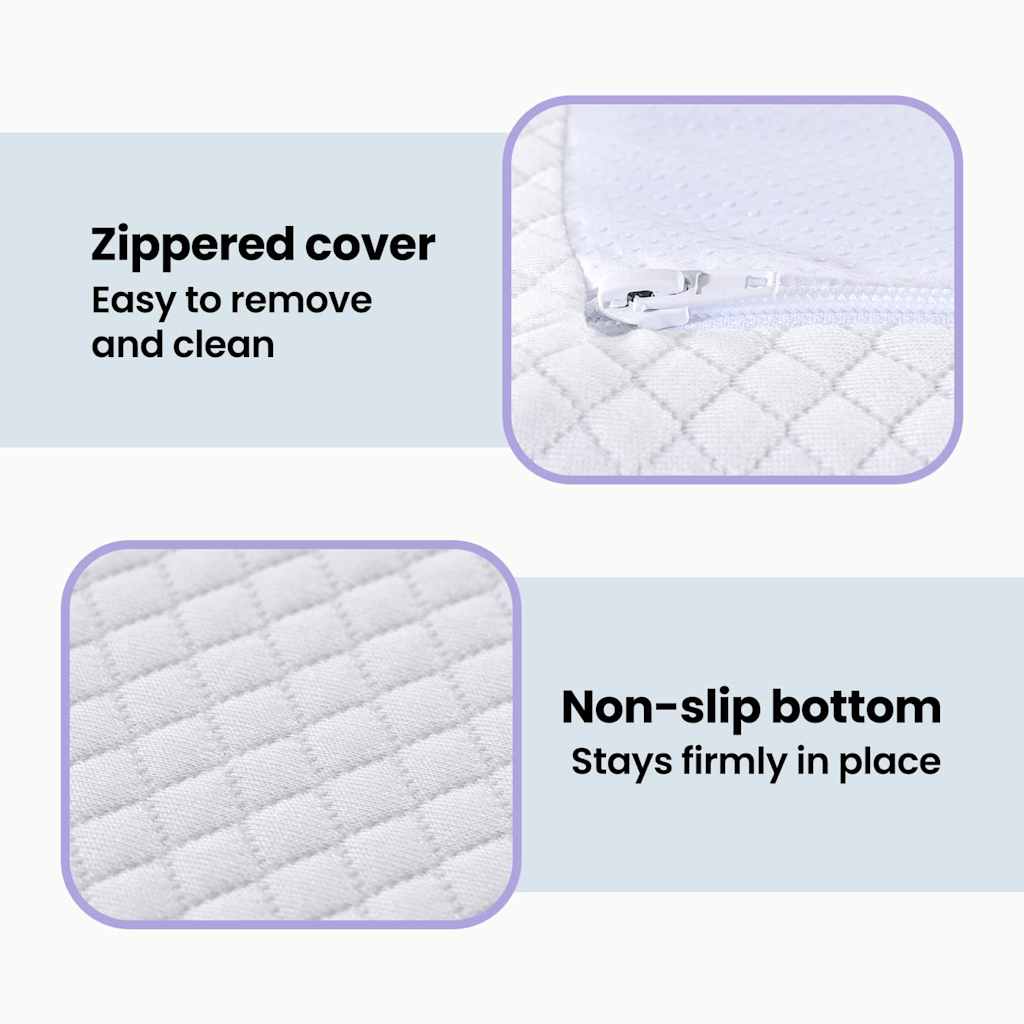 Mattress Toppers White 100 x 200 cm