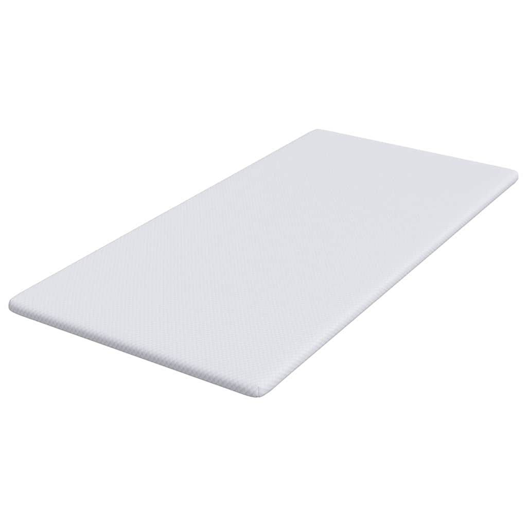 Mattress Toppers White 100 x 200 cm